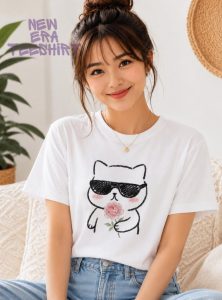 Cute Cat T-Shirt, Kawaii Cat Shirt 1 Cute Cat T Shirt Kawaii Cat Shirt newerateeshirt.com 1