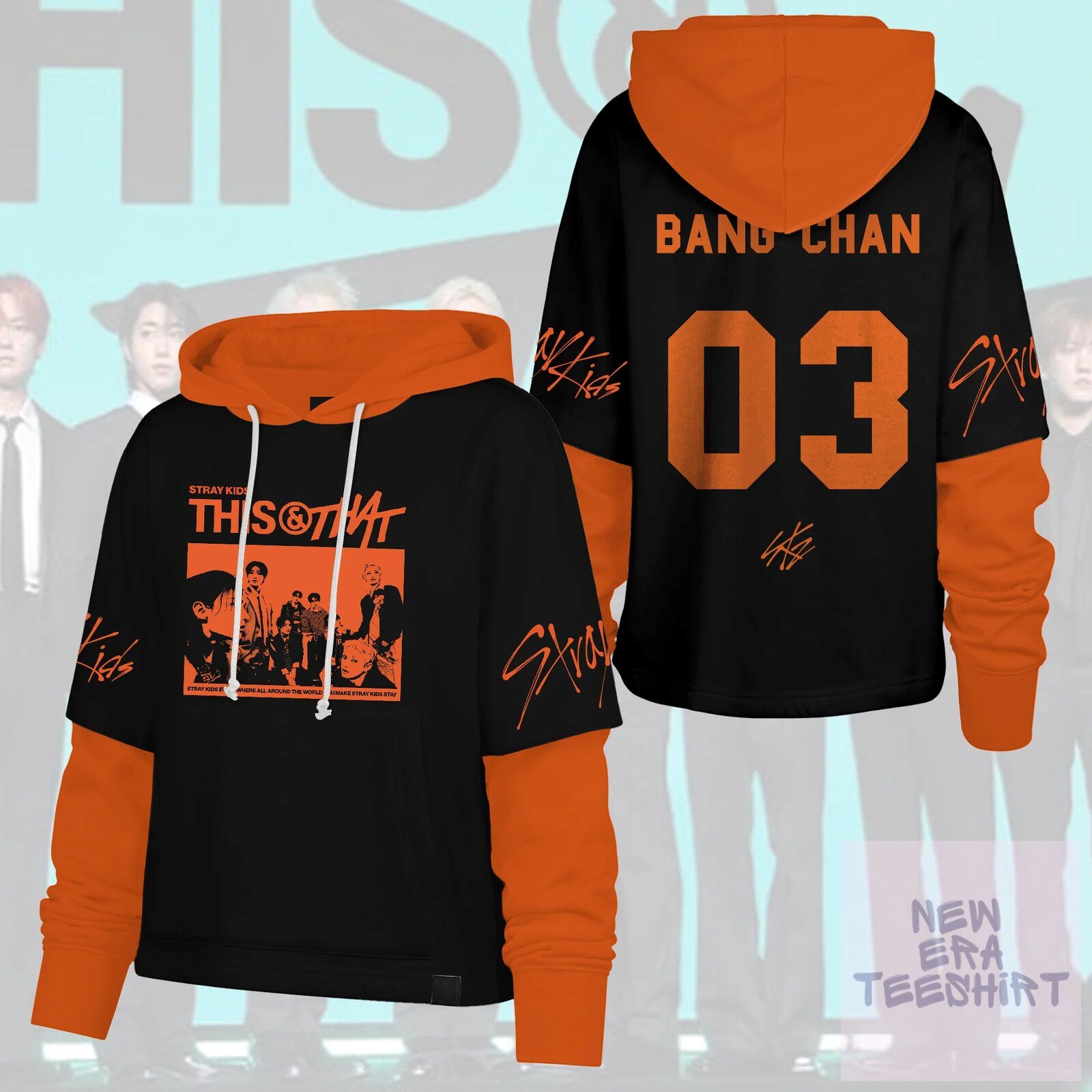 Stray Kids This And That Album Bang Chan Number Three Hoodie