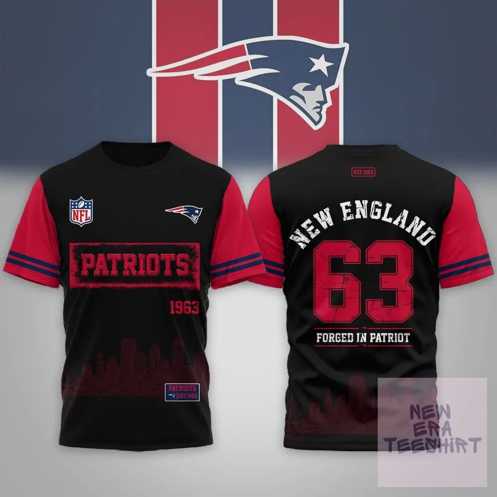 New England Patriots Fan Shirt, Established 1963 Football Team T-Shirt