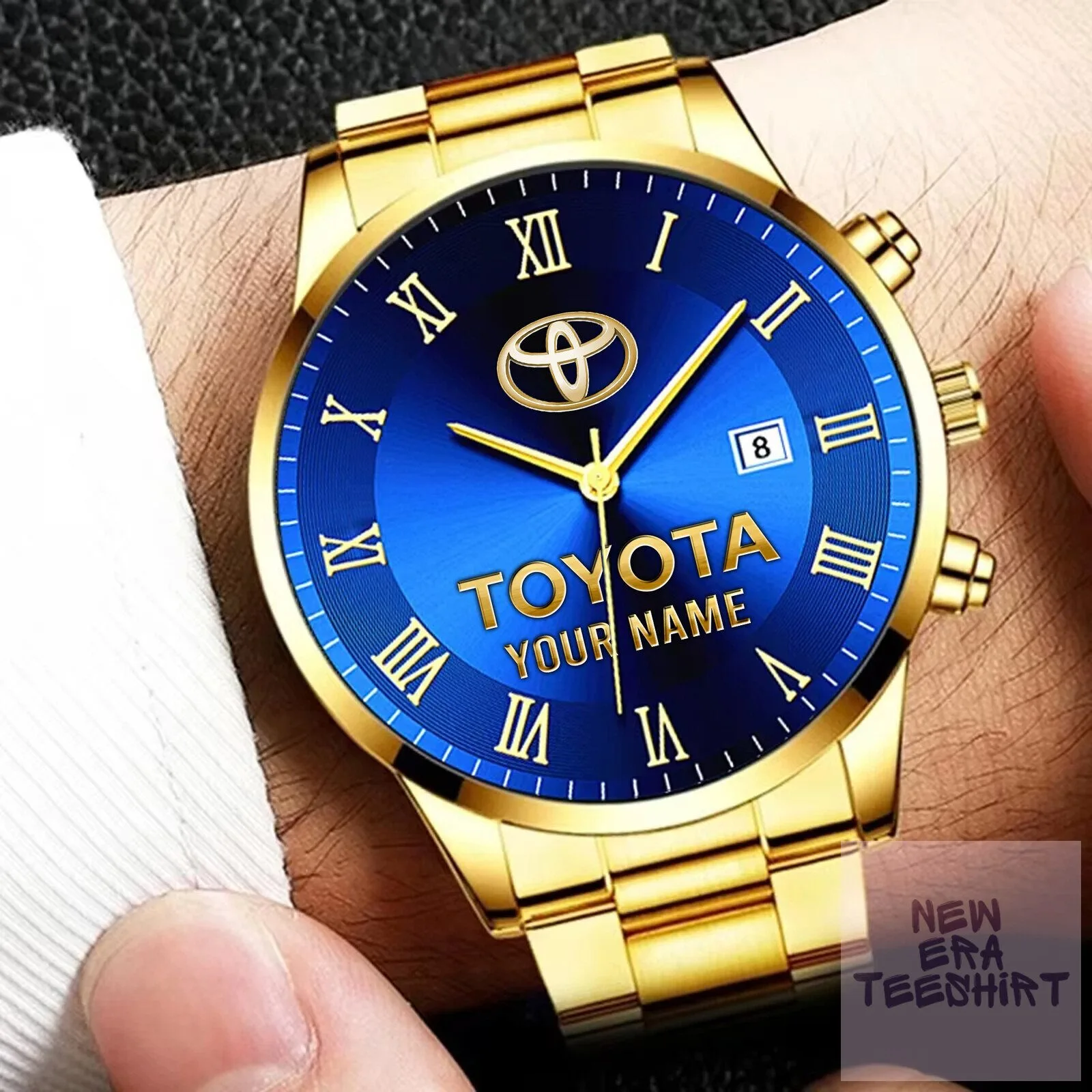 Toyota Custom Name Gold Plated Luxury Men's Watch 11 toyota custom name gold plated luxury men s watch gallery 1
