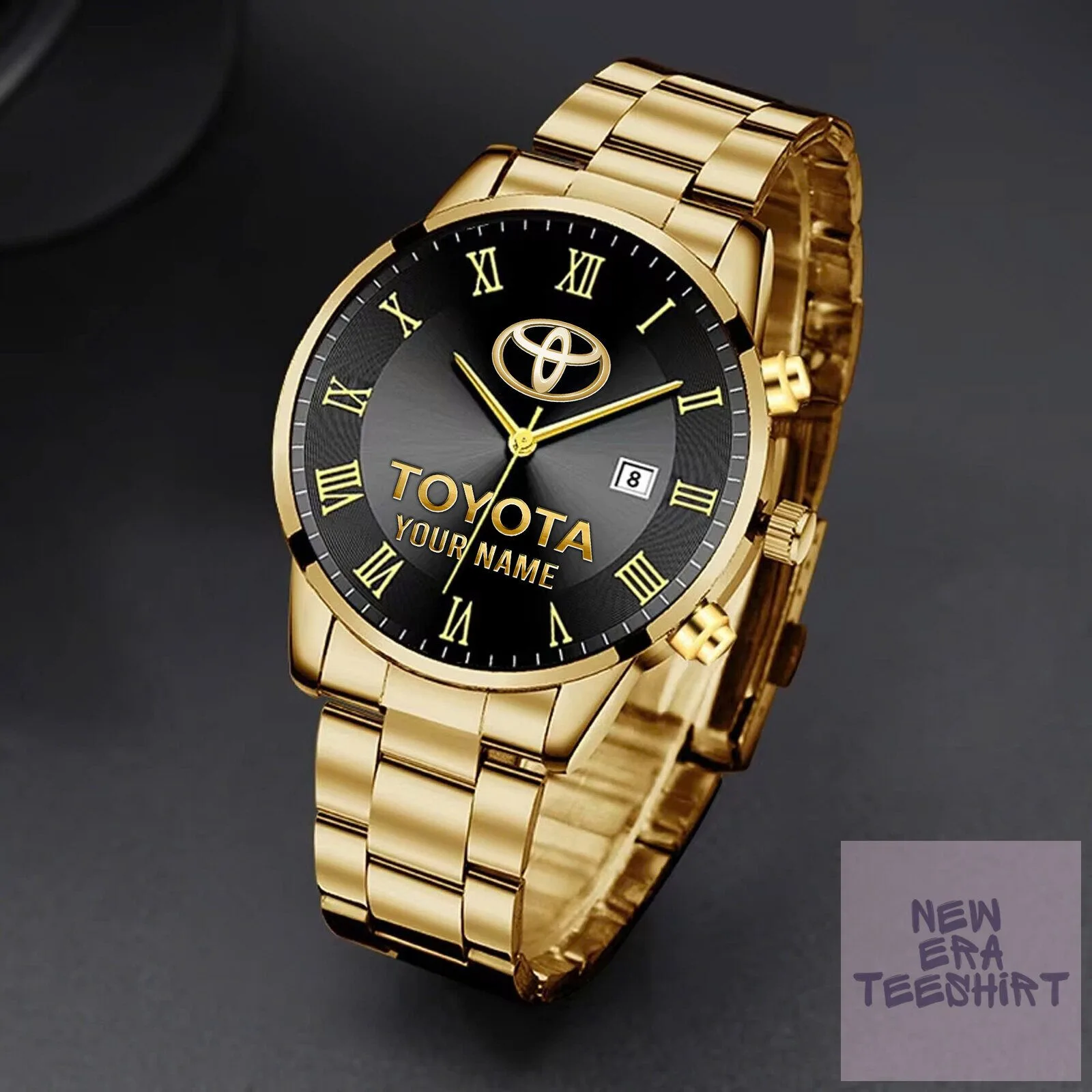 Toyota Custom Name Gold Plated Luxury Men's Watch 12 toyota custom name gold plated luxury men s watch gallery 2