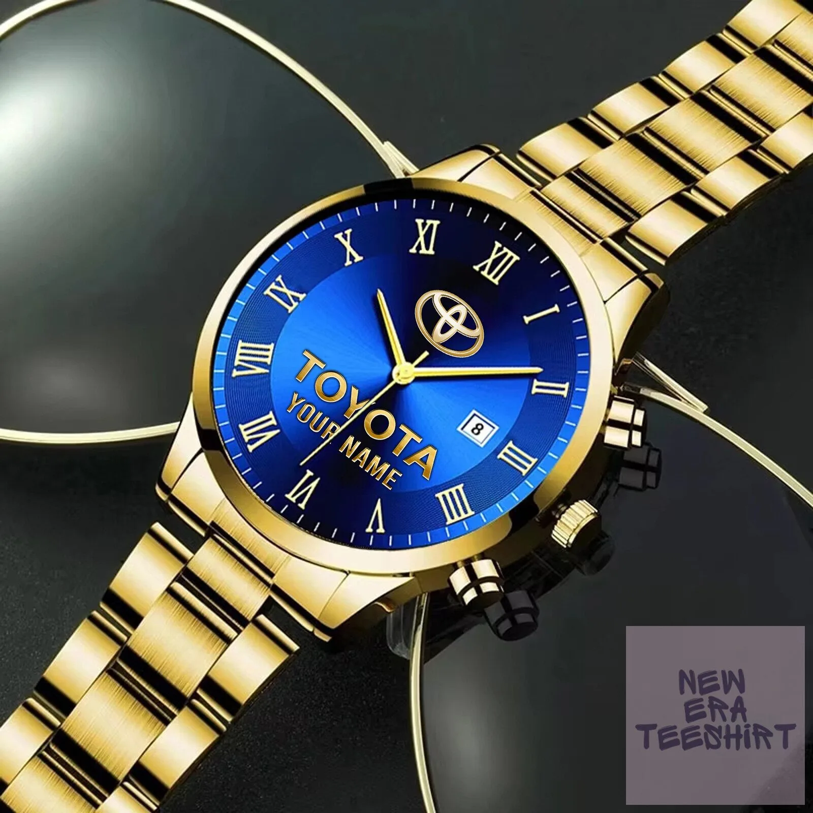 Toyota Custom Name Gold Plated Luxury Men's Watch 16 toyota custom name gold plated luxury men s watch gallery 6