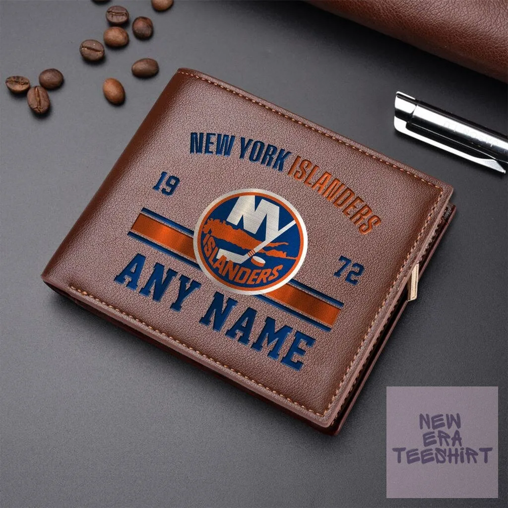New York Islanders Personalized Leather Wallet - Custom Name NHL Fan Accessory 5 New York Islanders Personalized Leather Wallet - Custom Name NHL Fan Accessory