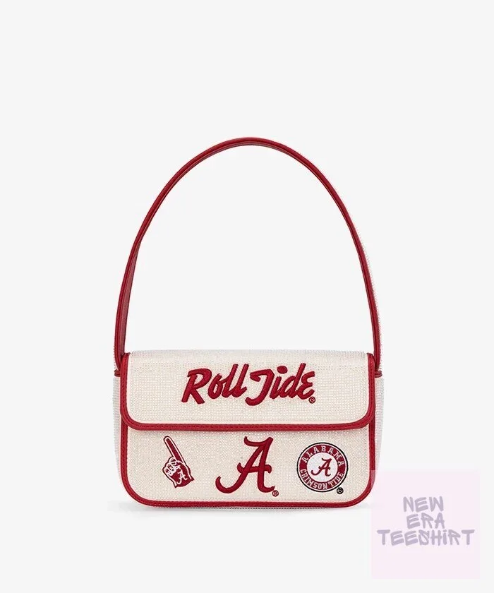 University of Alabama Crimson Tide Roll Tide Embroidered Shoulder Bag
