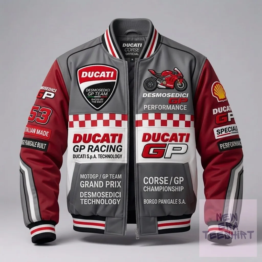Ducati Corse Official MotoGP Racing Bomber Jacket