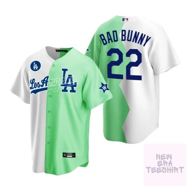 Los Angeles Dodgers Bad Bunny Special Edition Baseball Jersey