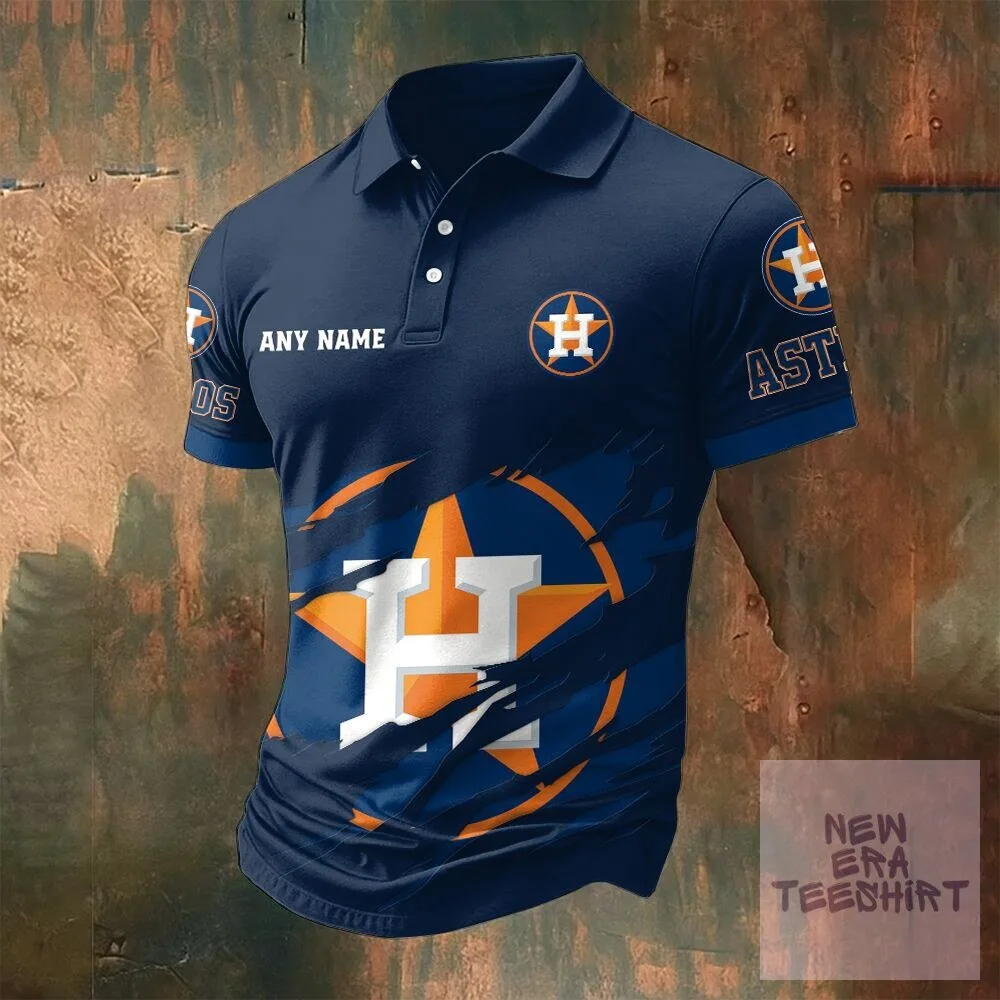 Houston Astros Personalized Name Multi Color Polo Shirt for Men 6 Houston Astros Personalized Name Multi Color Polo Shirt for Men