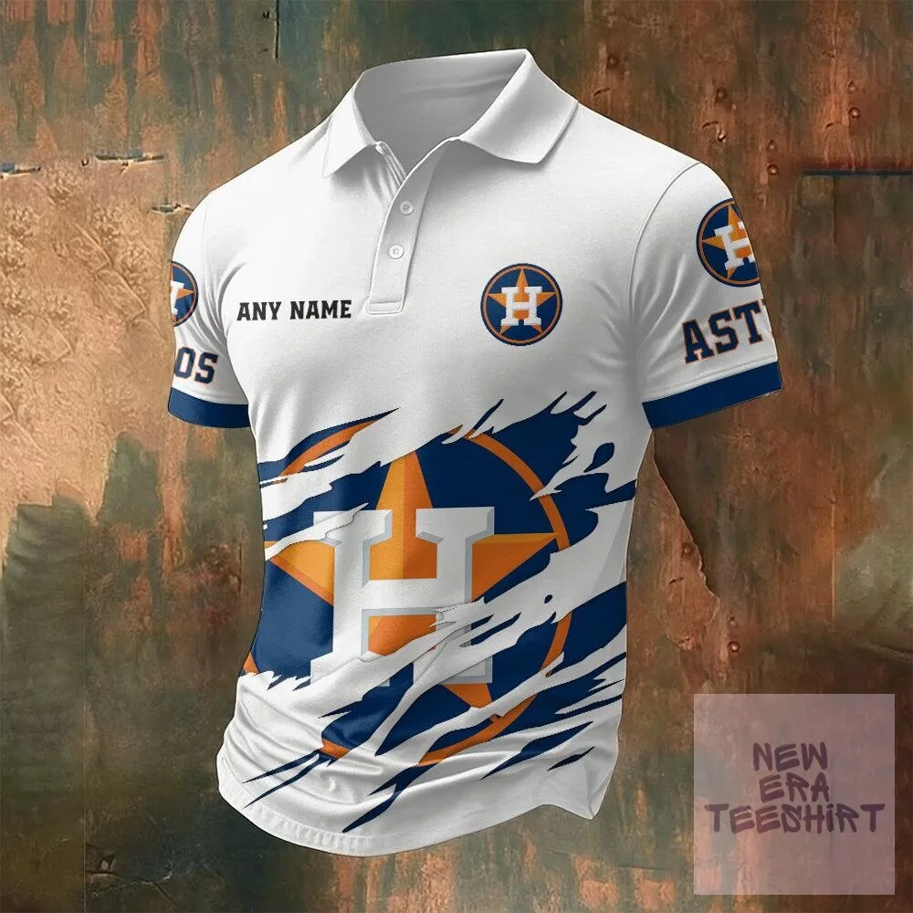 Houston Astros Personalized Name Multi Color Polo Shirt for Men 7 Houston Astros Personalized Name Multi Color Polo Shirt for Men