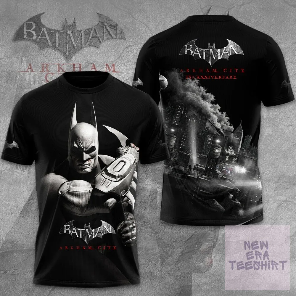 Batman Arkham City 15th Anniversary Video Game T-Shirt