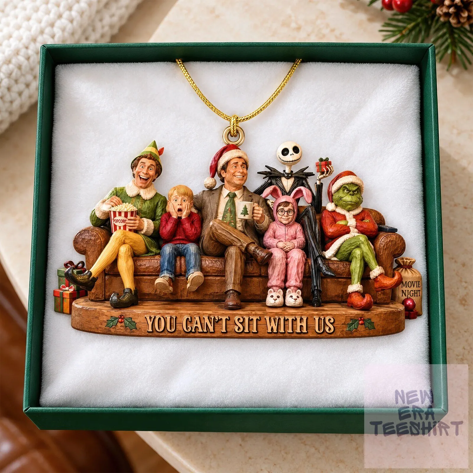 Christmas Movie Legends Gathering Ornament You Can't Sit With Us Holiday Decor 5 christmas movie legends gathering ornament you can t sit with us holiday decor gallery 1