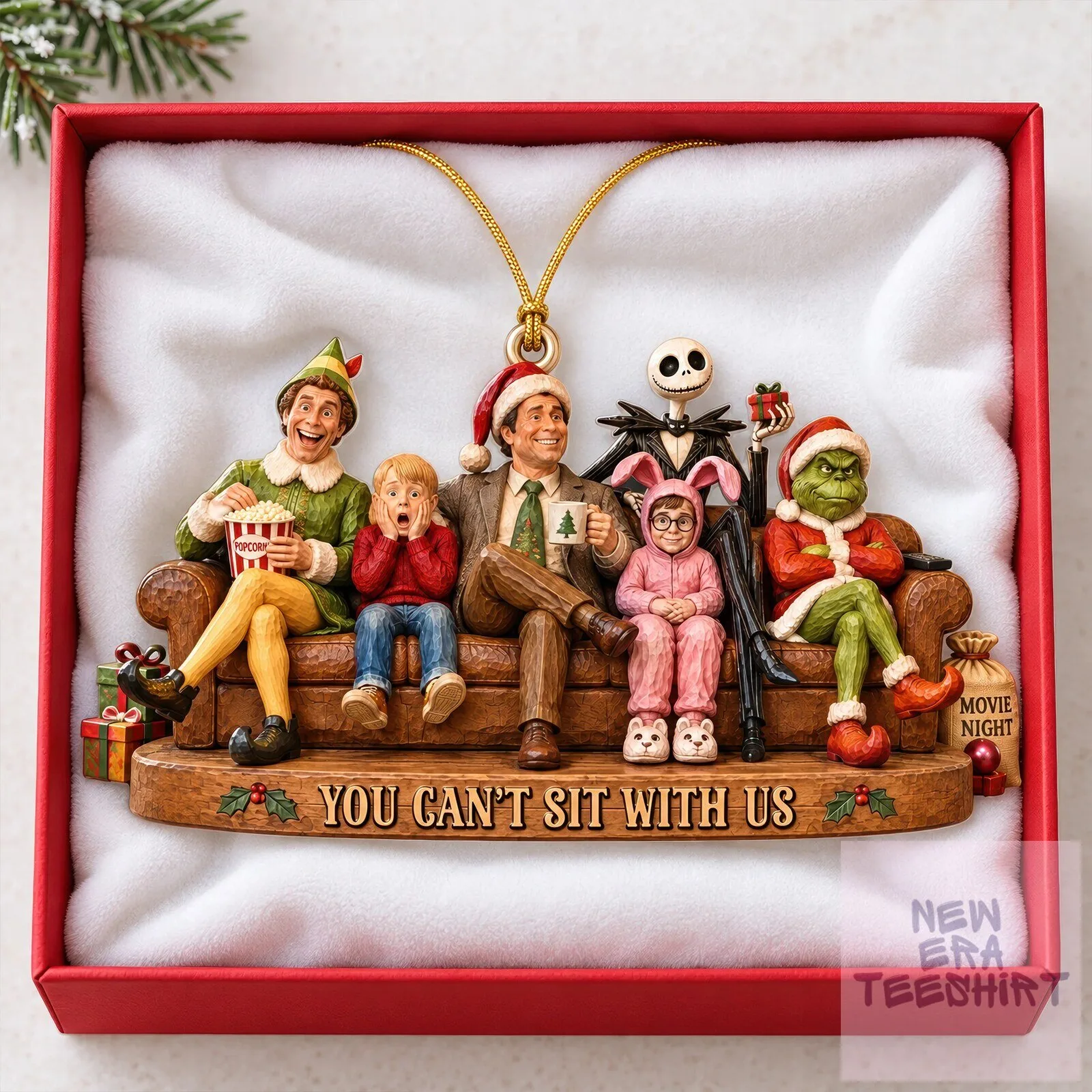 Christmas Movie Legends Gathering Ornament You Can't Sit With Us Holiday Decor 7 christmas movie legends gathering ornament you can t sit with us holiday decor gallery 3