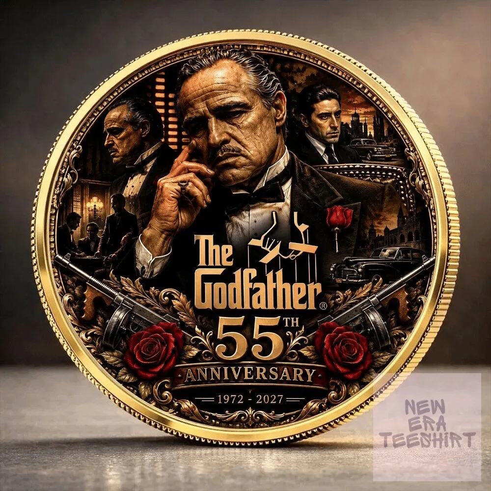 Commemorative Gold Coin Collectible for The Godfather's 55th Anniversary