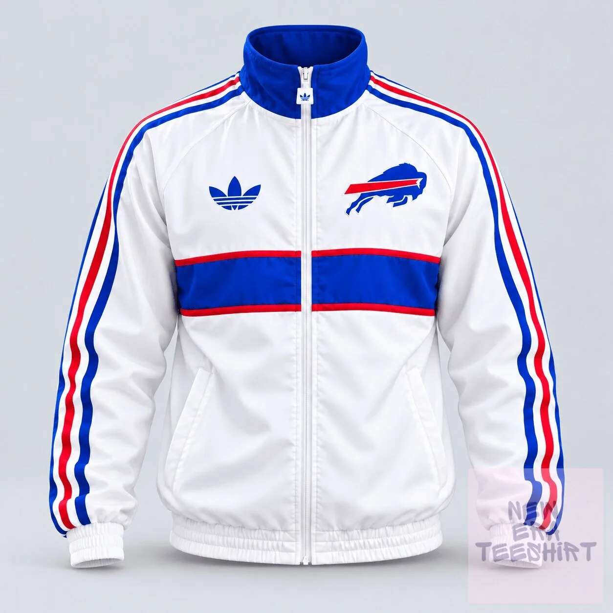 Buffalo Bills National Football League Vintage Heritage Triple Stripe Full-Zip Jacket