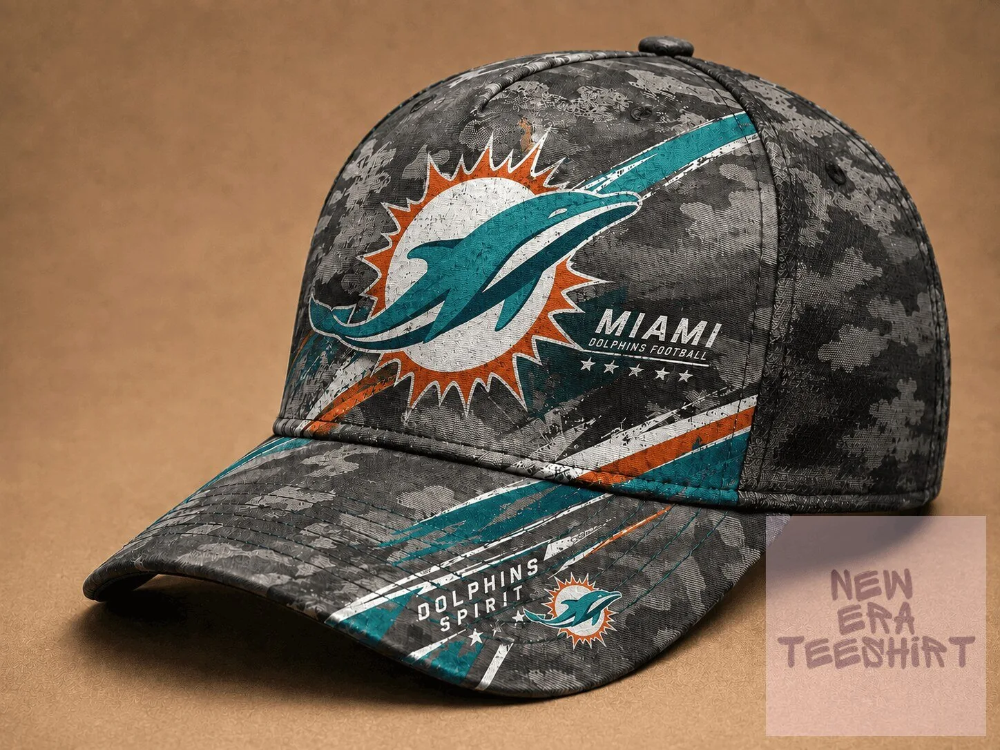 Miami Dolphins Football Team Vintage Grunge Camouflage Baseball Cap Hat 1 Miami Dolphins Football Team Vintage Grunge Camouflage Baseball Cap Hat