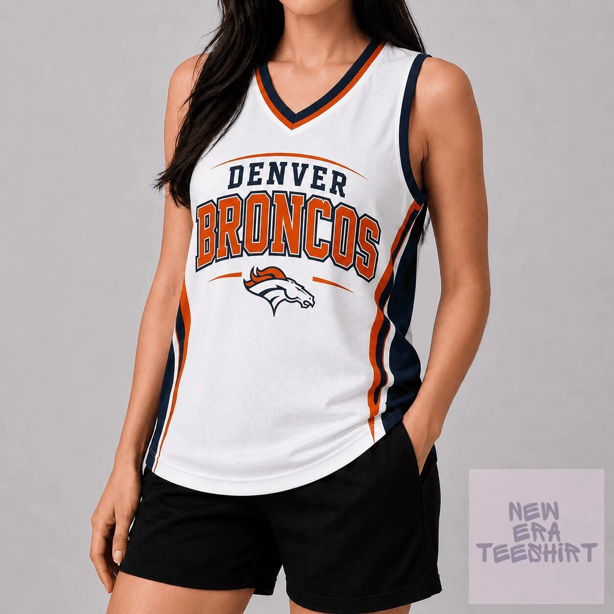Denver Broncos NFL Football Team Fan Gear Sleeveless Tank Top
