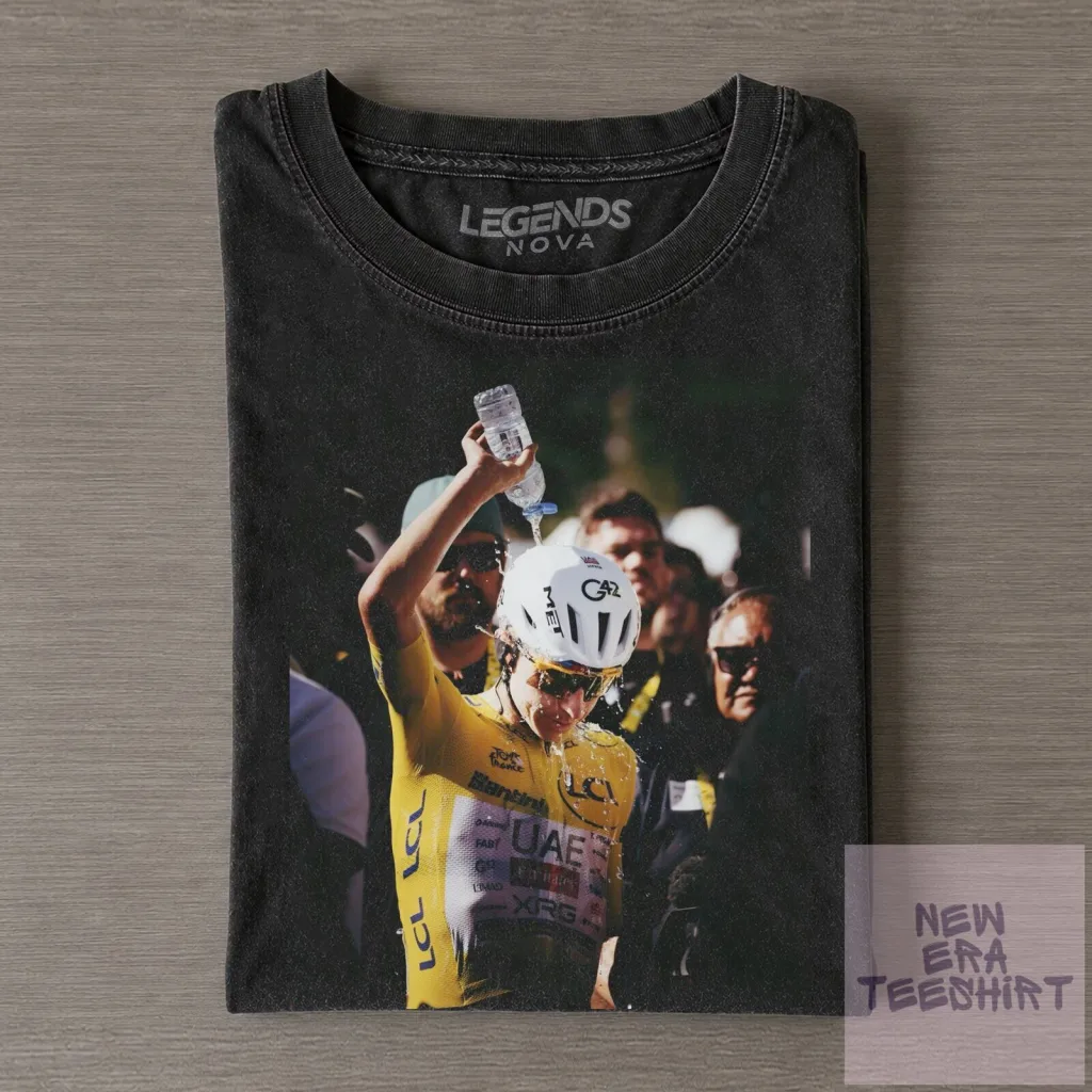 Tadej Pogačar Tour de France Cycling Champion Graphic T-Shirt Tadej Pogačar Tour de France Cycling Champion Graphic T-Shirt