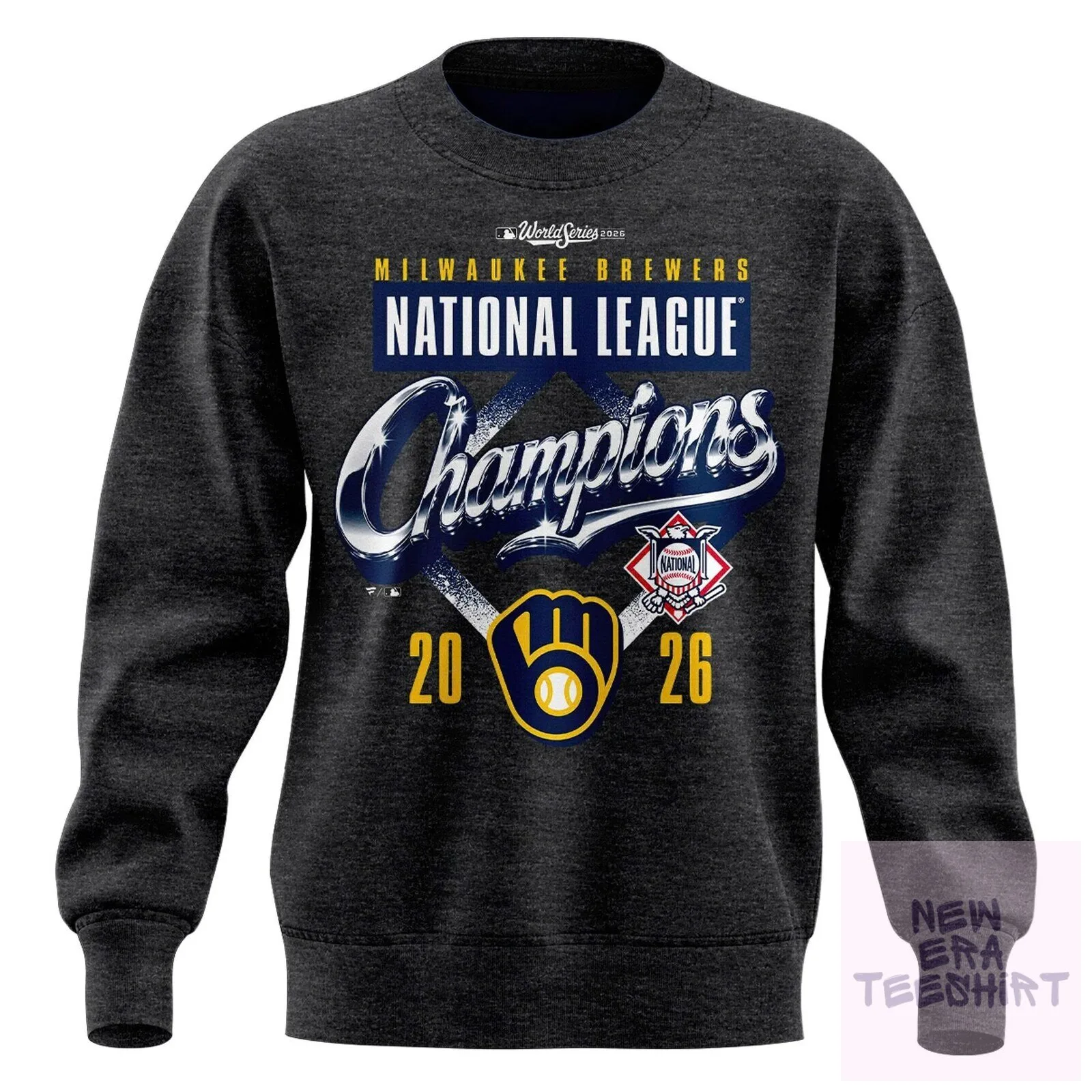 2026 National League Champions Sweatshirt - Milwaukee Brewers Locker Room Edition 4 2026 National League Champions Sweatshirt - Milwaukee Brewers Locker Room Edition