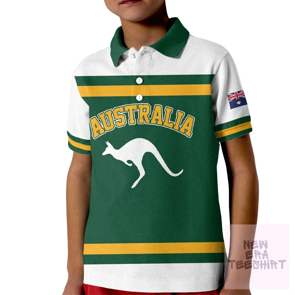 Australia National Team Kangaroo Emblem Polo Shirt