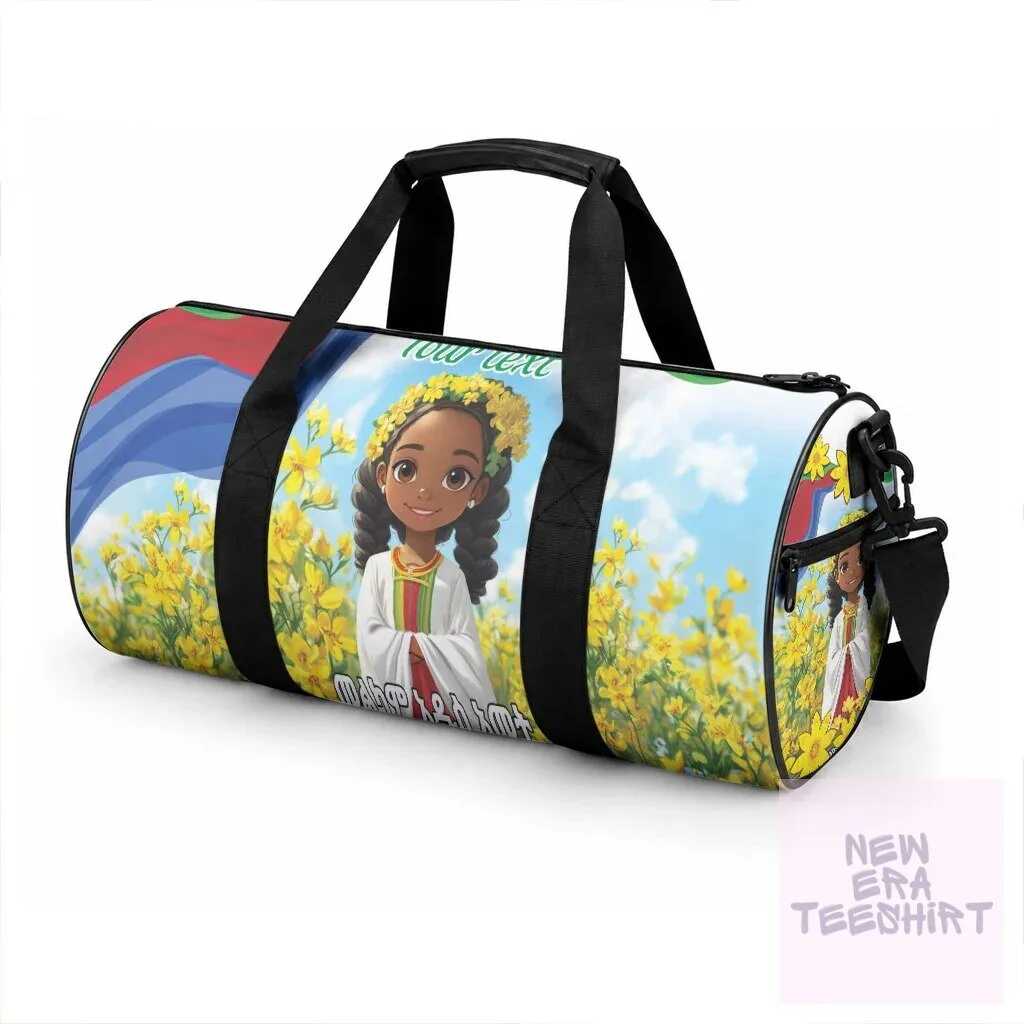 Happy Enkutatash Ethiopian New Year Duffle Bag with Adey Abeba Flowers 5 Happy Enkutatash Ethiopian New Year Duffle Bag with Adey Abeba Flowers