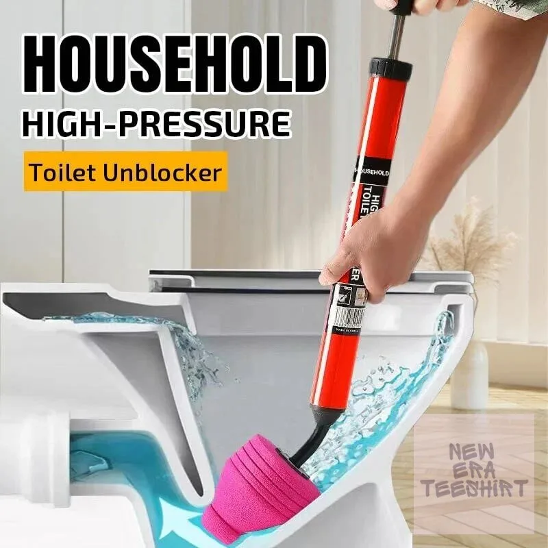 High Pressure Toilet Unblocker Plunger for Bathroom Cleaning Helper