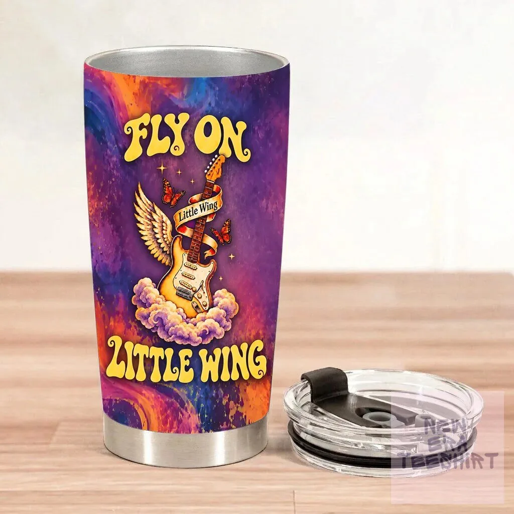 Jimi Hendrix Little Wing Lyrics Electric Guitar Tumbler 10 Jimi Hendrix Little Wing Lyrics Electric Guitar Tumbler