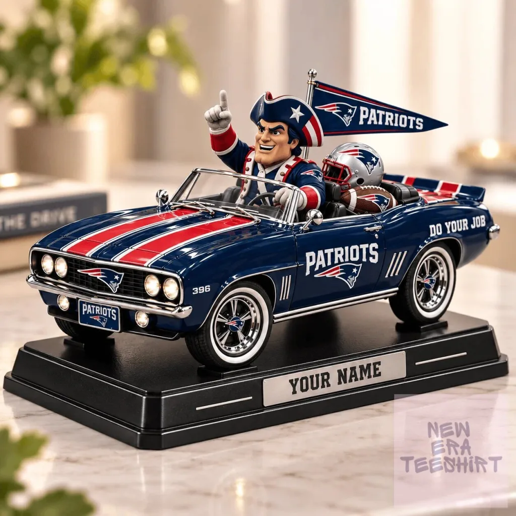 New England Patriots Super Bowl Champions Car Figurine New England Patriots Super Bowl Champions Car Figurine
