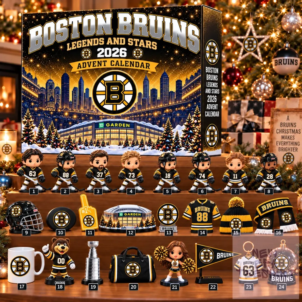 Boston Bruins Legends and Stars 2026 Christmas Advent Calendar Box Set 2D Boston Bruins Legends and Stars 2026 Christmas Advent Calendar Box Set 2D