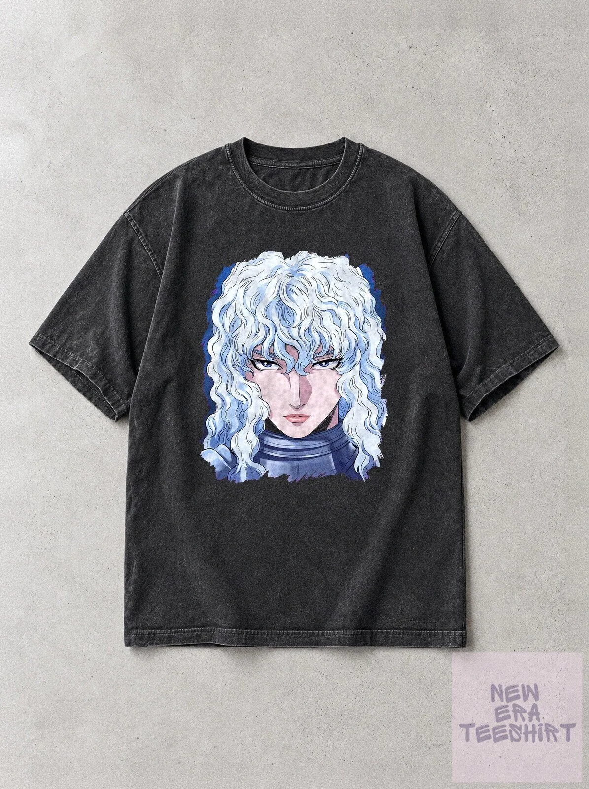 Berserk Griffith Cold Silver Gaze Vintage Washed T-Shirt