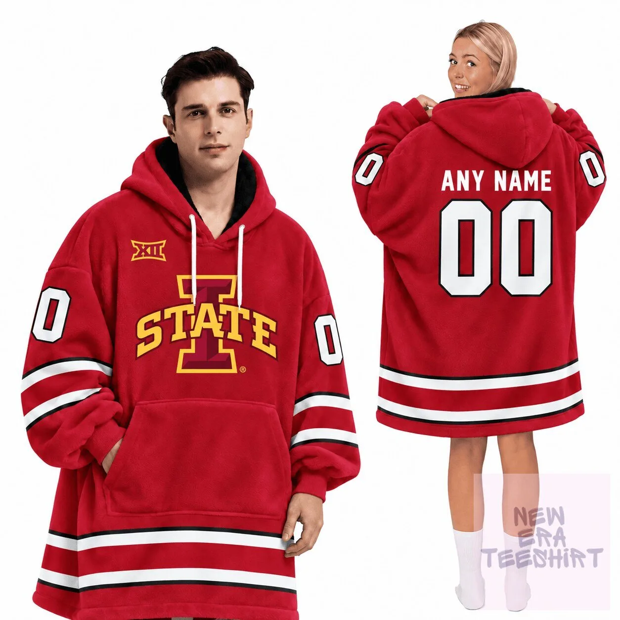 Iowa State Cyclones Football Team Oversized Wearable Blanket Hoodie 1 Iowa State Cyclones Football Team Oversized Wearable Blanket Hoodie